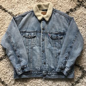 Levi’s Sherpa Denim Trucker Jacket